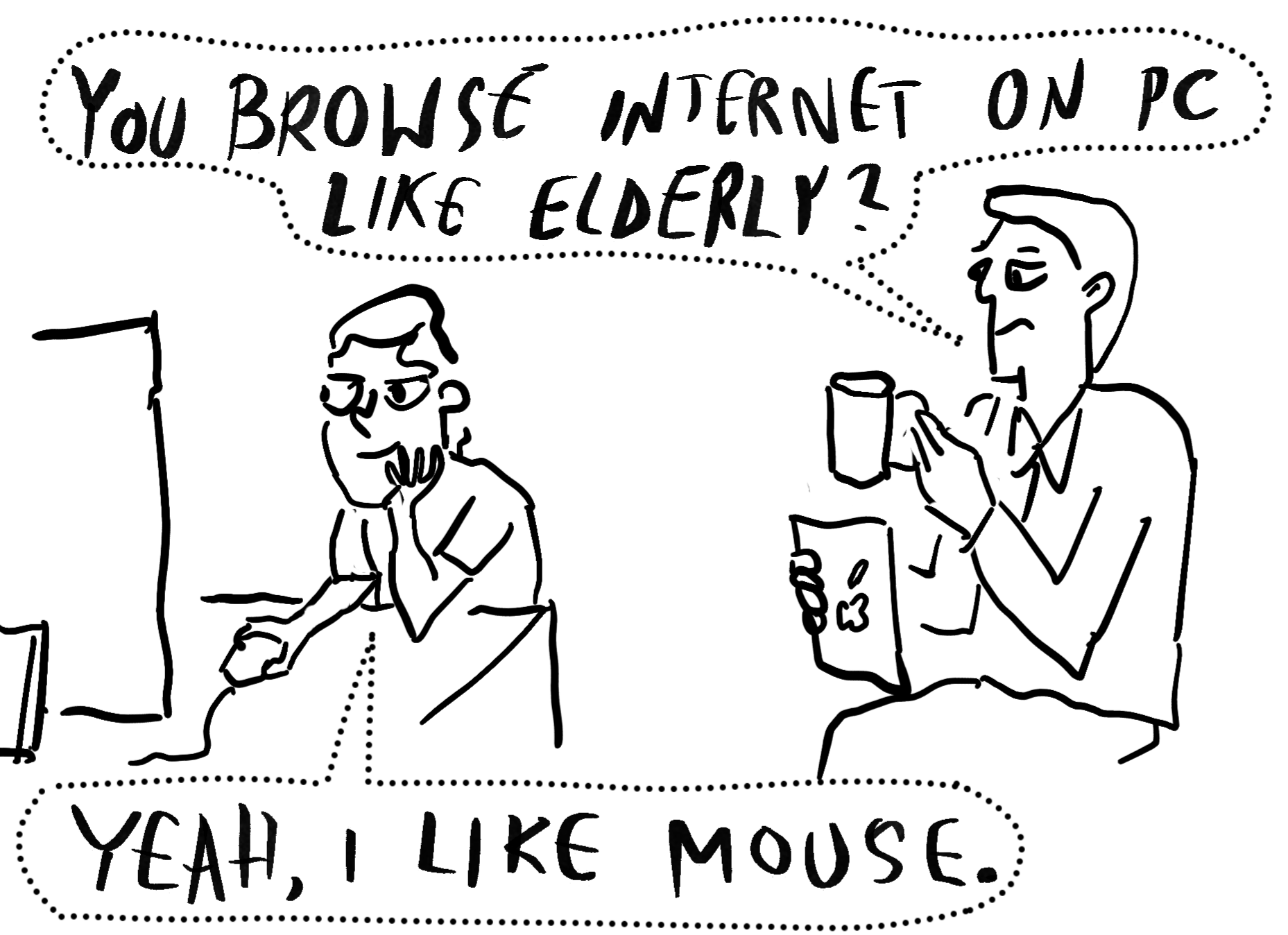 Comic Script On Using A Computer Mouse mouse still going strong – Comic Strip Blogger's cartoons and strips