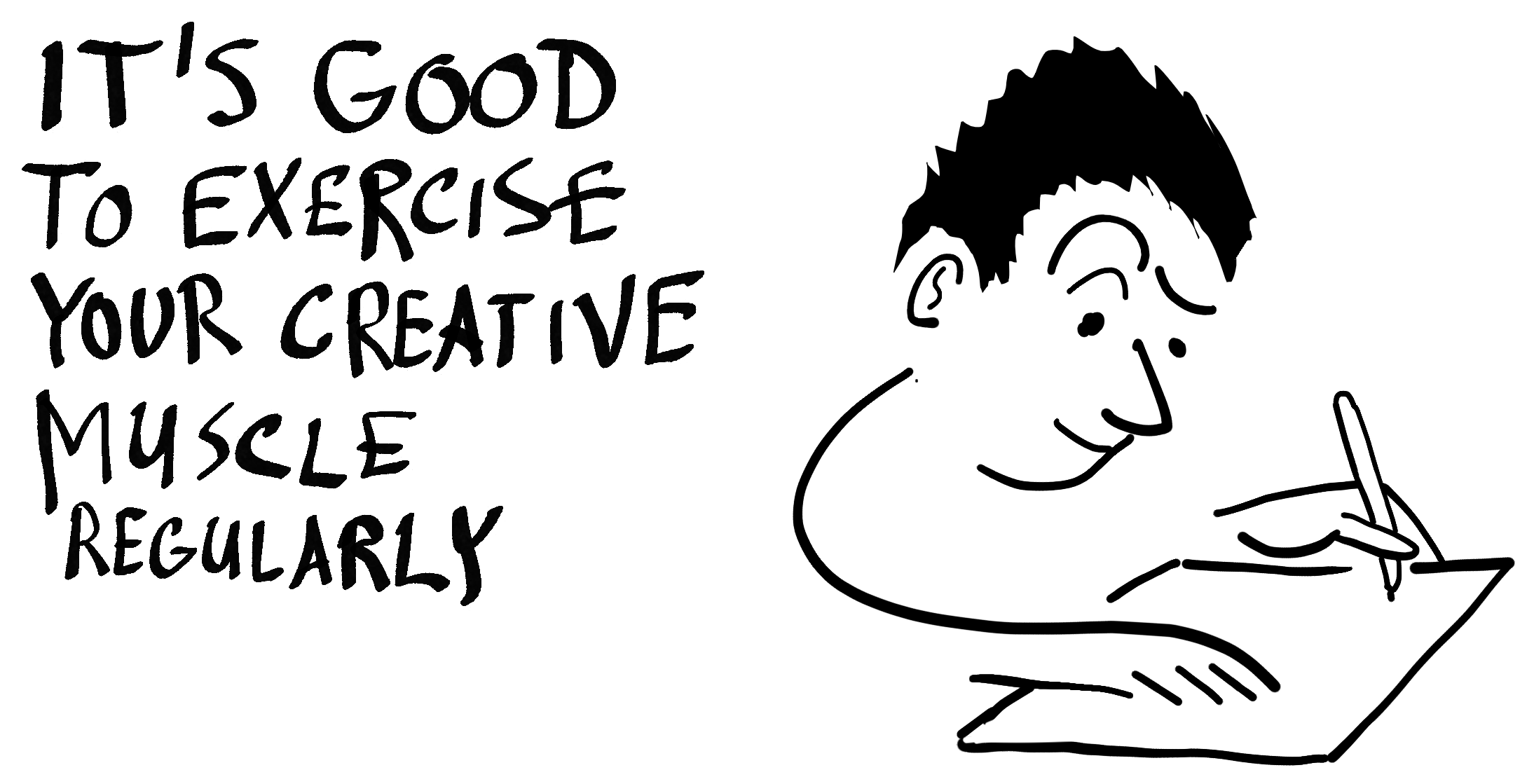 creative muscle – Comic Strip Blogger's cartoons and strips
