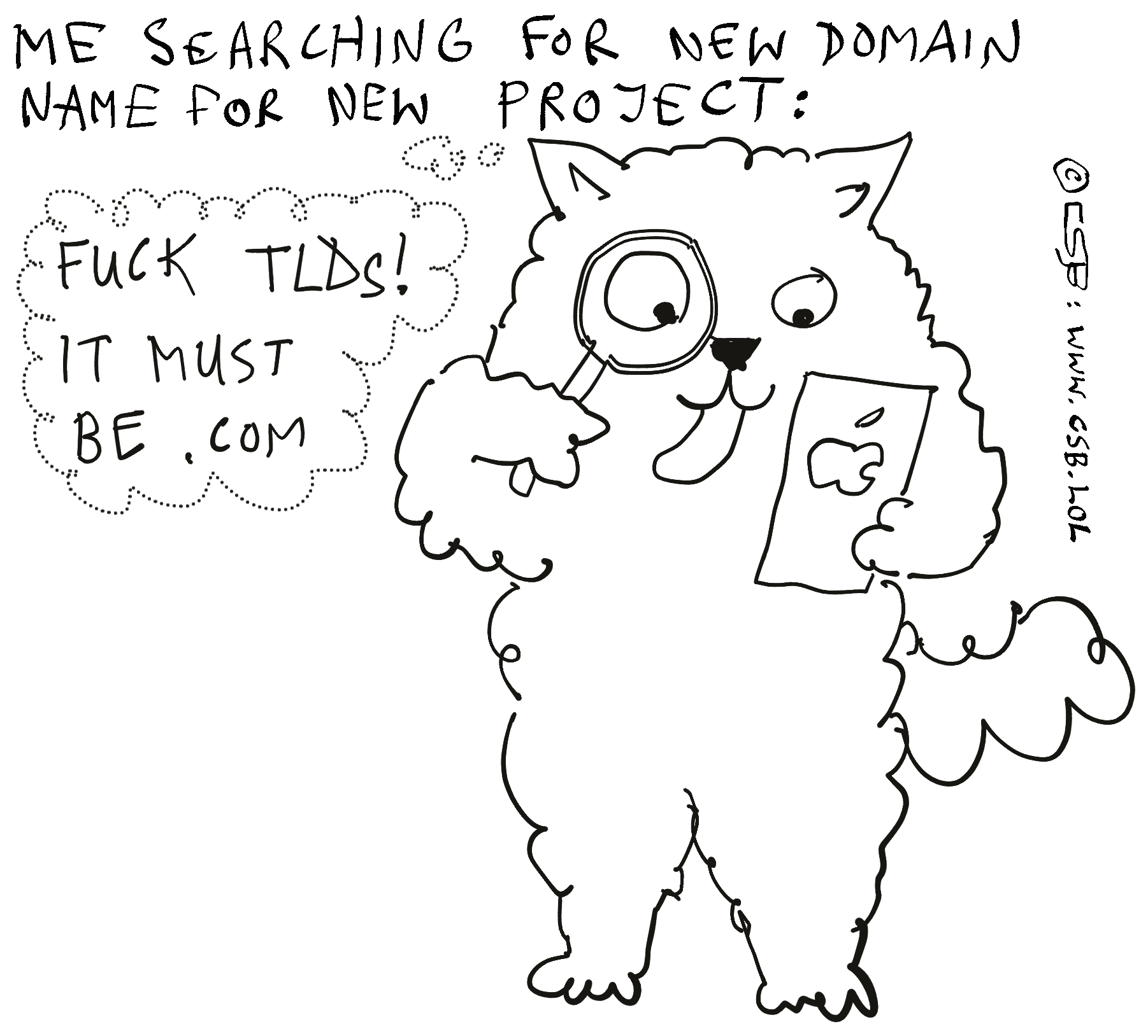 domain disdain – Comic Strip Blogger's cartoons and strips