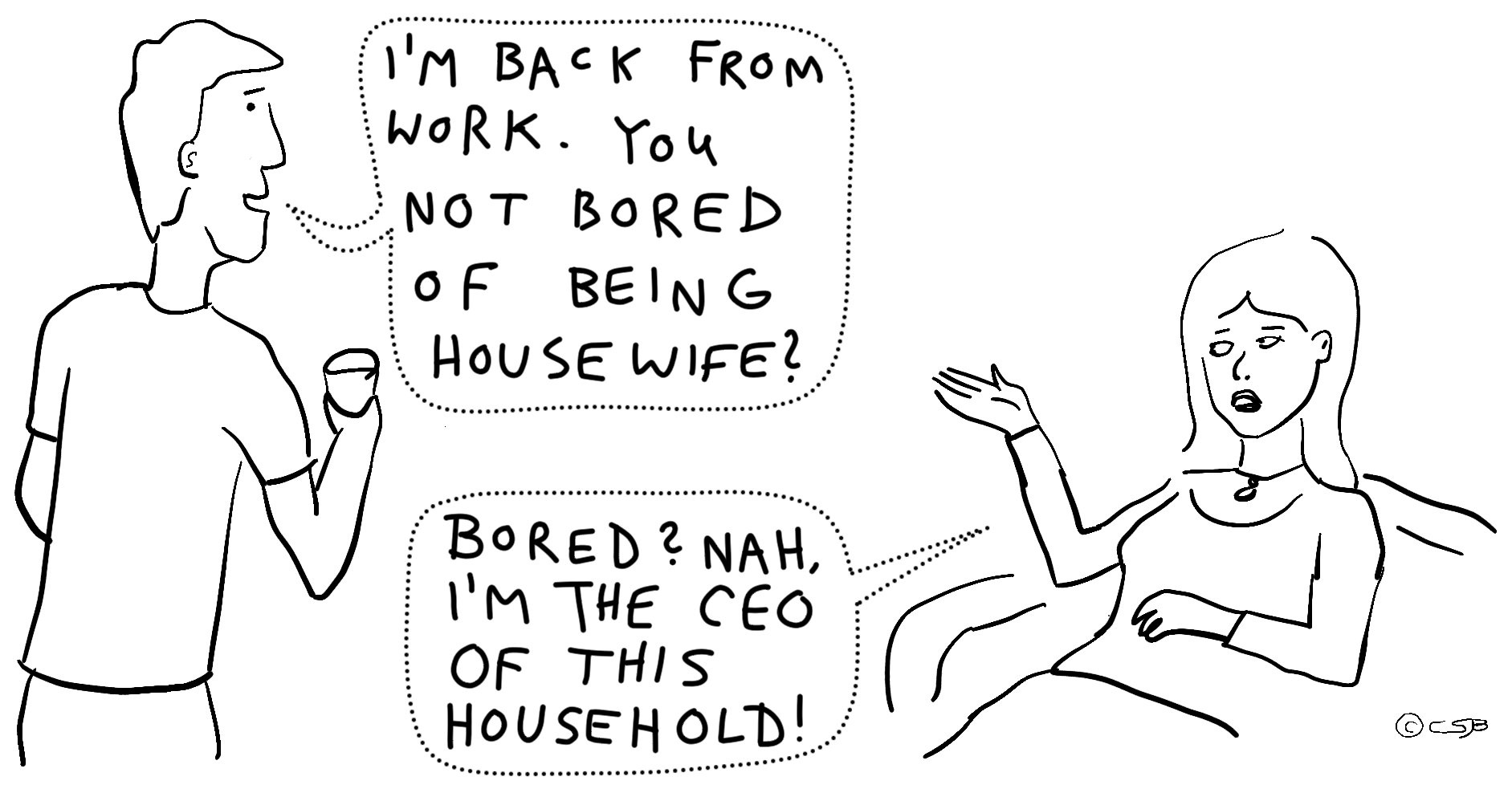 Blogger Comics Housewife boredom – Comic Strip Blogger's cartoons and strips