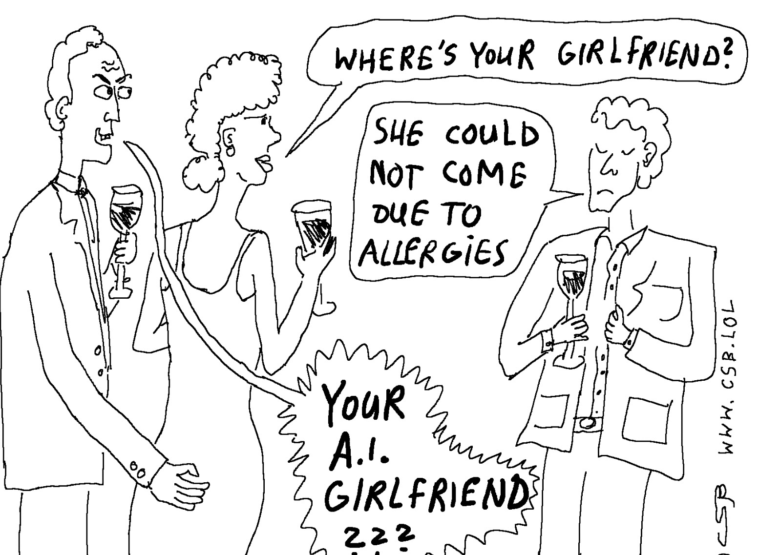 Blogger Comics Robo-hoes before human woes – Comic Strip Blogger's cartoons and strips
