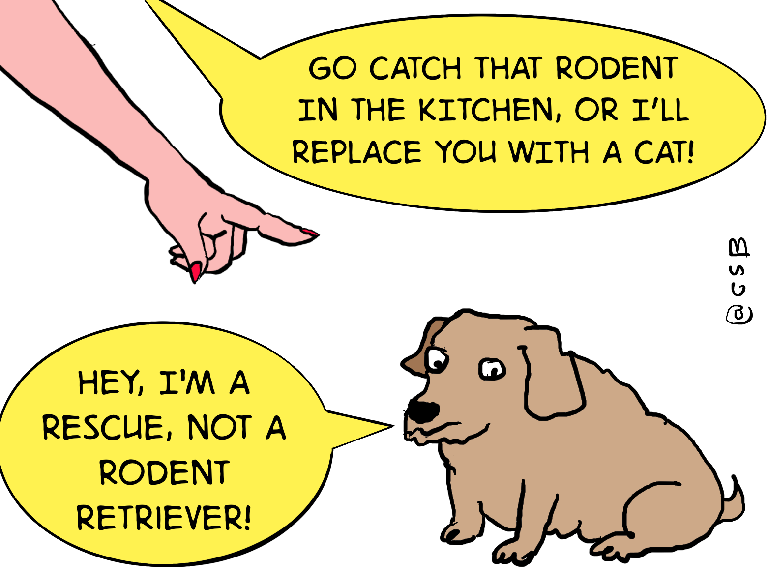 Blogger Comics Extermination? I Thought I Was Adopted! – Comic Strip Blogger's ...