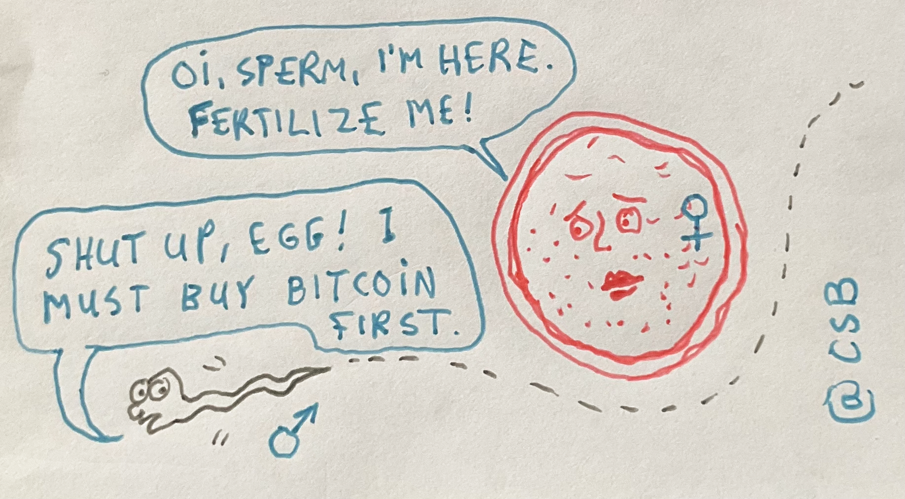 The Bitcoin Distraction – Comic Strip Blogger's cartoons and strips